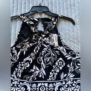 NWT Floral TWIST NECKLINE Dress